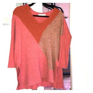 Vintage asymmetrical sweater